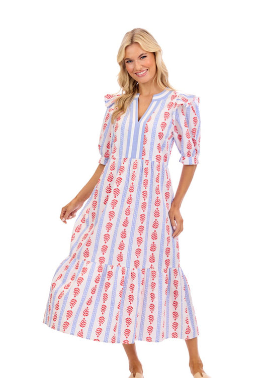 MUD PIE JONAH MIDI DRESS