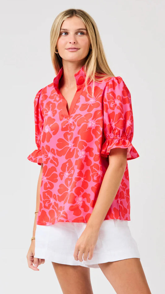 Mary Square Top Jessica Garden Samara Pink