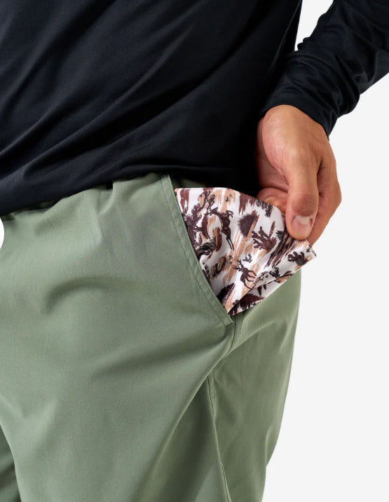 Burlebo Everyday Short Light Sage Brush Country Pocket