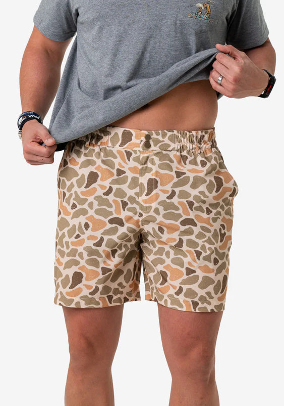 Burlebo Everyday Short - Venado Camo - Brown Pocket