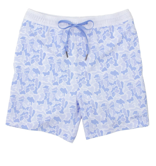 Properly Tied Riviera Swim Trunk River Camo