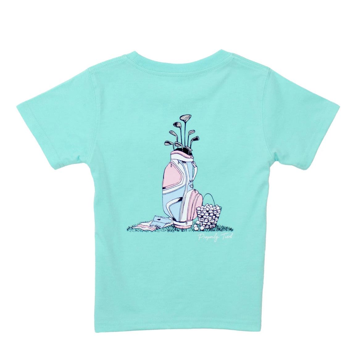 Properly Tied Girls Golf Clubs SS Seafoam