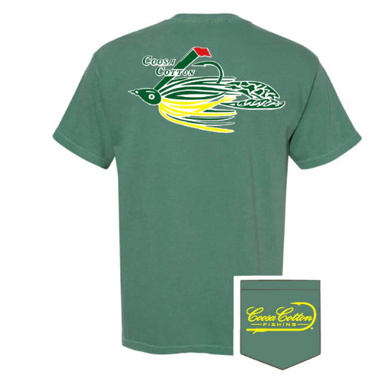 Coosa Cotton SHORT SLEEVE POCKET TEE | SPRING CLASSIC | LIGHT GREEN