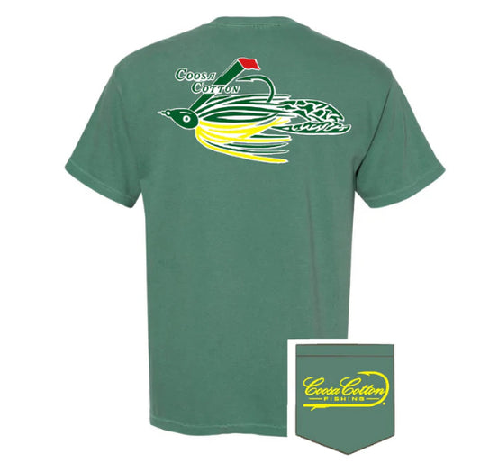 Coosa Cotton SHORT SLEEVE POCKET TEE | SPRING CLASSIC | LIGHT GREEN