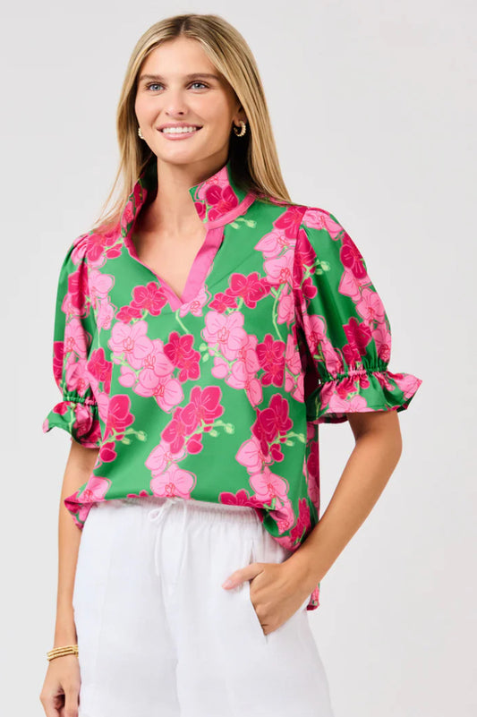 Mary Square Top Jessica Orchid Reverie Pink