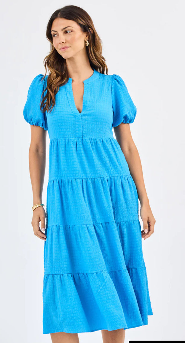 Mary Square Dress Kinsley Blue