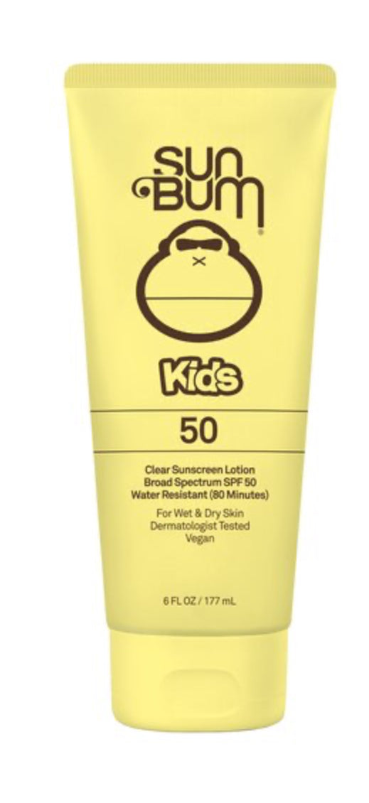 Sun Bum Kids 50 Clear Sunscreen Lotion