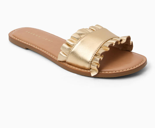 Jack Rogers Rozette Ruffle Slide