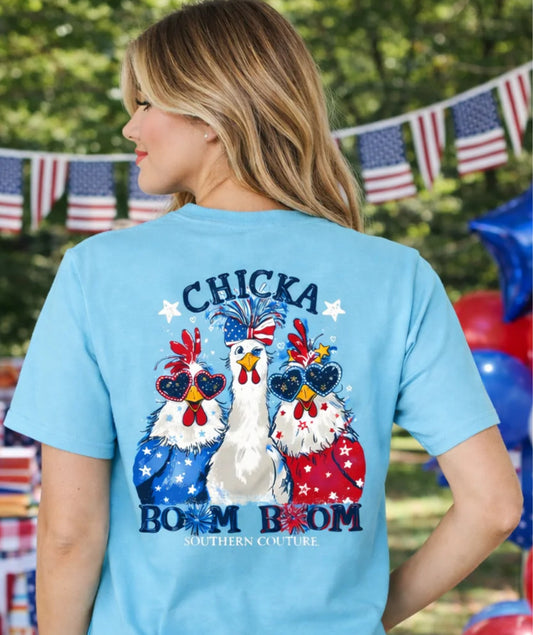 Couture Tee Company SC Classic Chica Boom Boom Sky