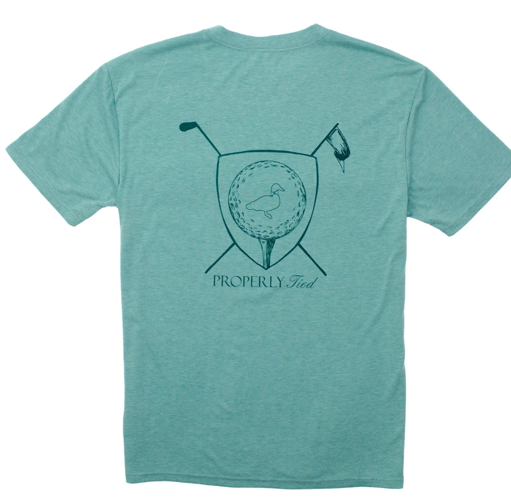 Properly Tied Boy Portland Pocket Tee SS Tee Time Clover