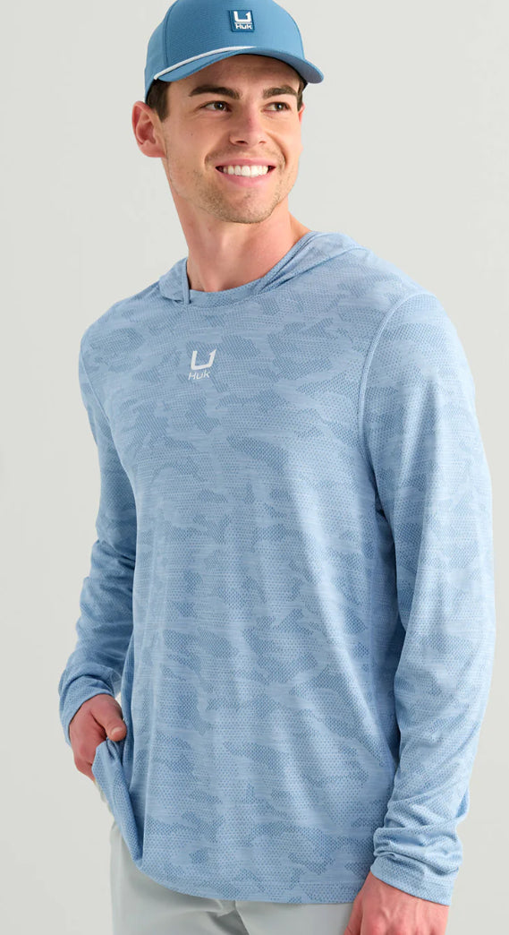 Huk Andros Hoodie Cerulean H1200724