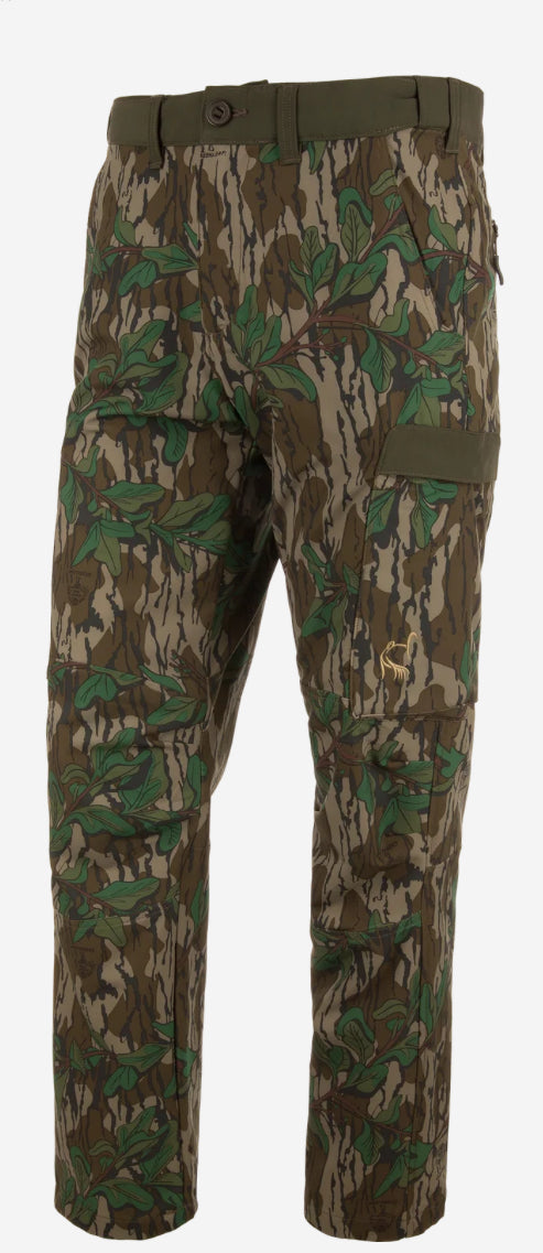 Drake Youth Ol Tom Stretch Turkey Pants Greenleaf