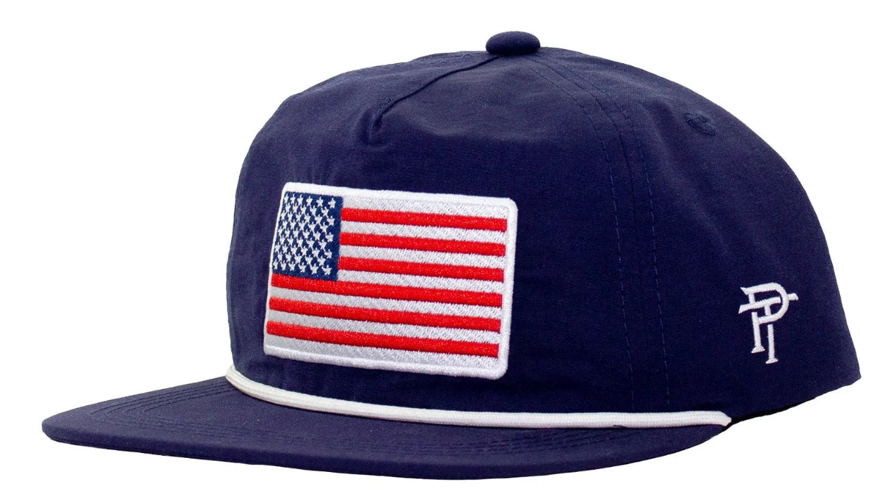 Properly Tied Boys Classic Rope Hat American Flag LDH6018