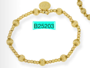 Alex Carol 3mm Gold Ball & 6mm Pumkin Ball