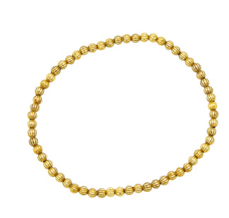 Alex Carol Gold Ball Vintage Pumpkin Bead 3mm