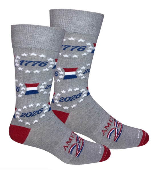 Brown Dog Betsy Date Light Grey Heather Socks