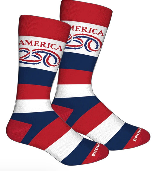 Brown Dog Rugby Stripe Red