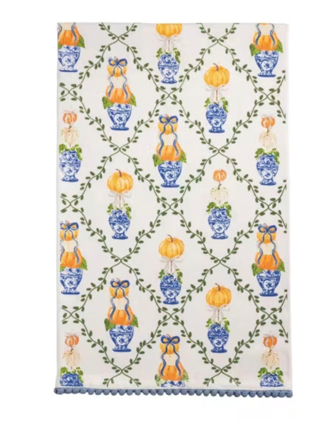 Mud Pie Pattern Topiary Towel