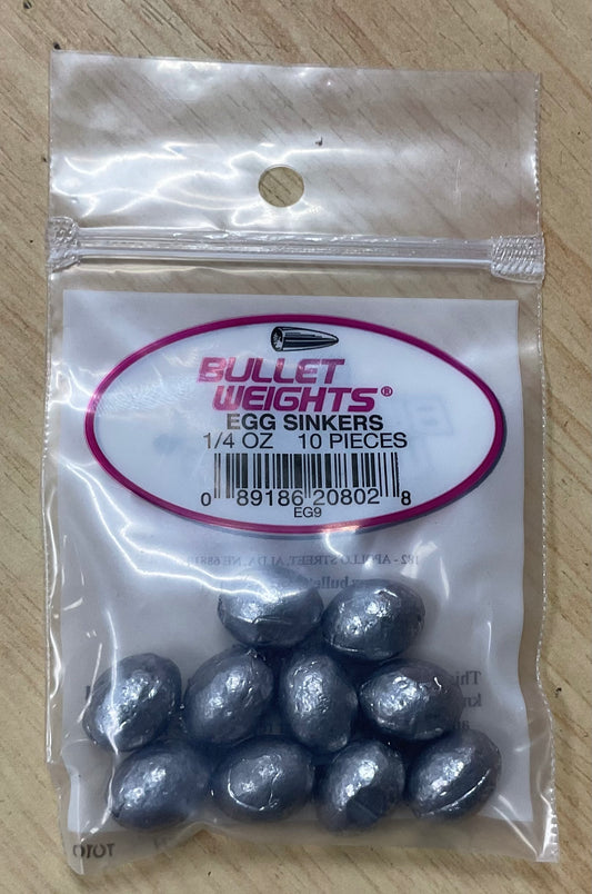 McGill Egg Sinkers 1/4 oz 10ct