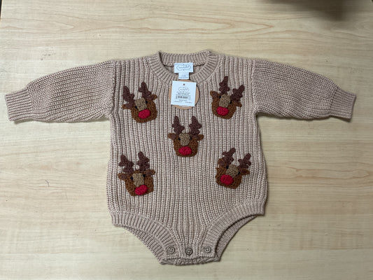 Mud Pie Reindeer Sweater Bubble