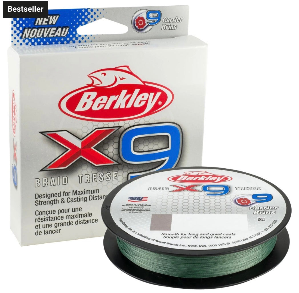 Berkley X9 Braid 165yd 15lbs