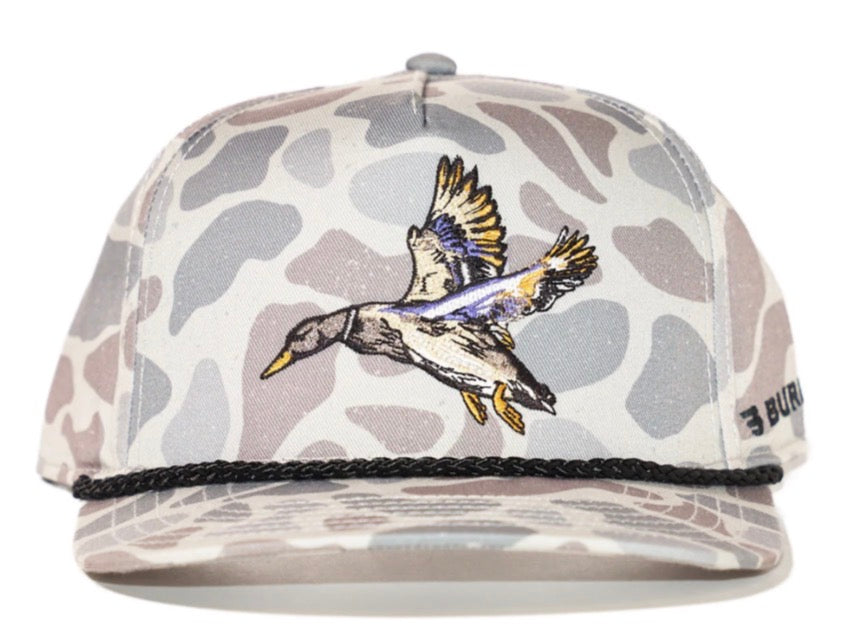 Burlebo Cap - Diving Mallard - Classic Deer Camo