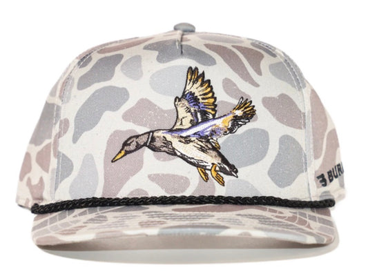 Burlebo Cap - Diving Mallard - Classic Deer Camo