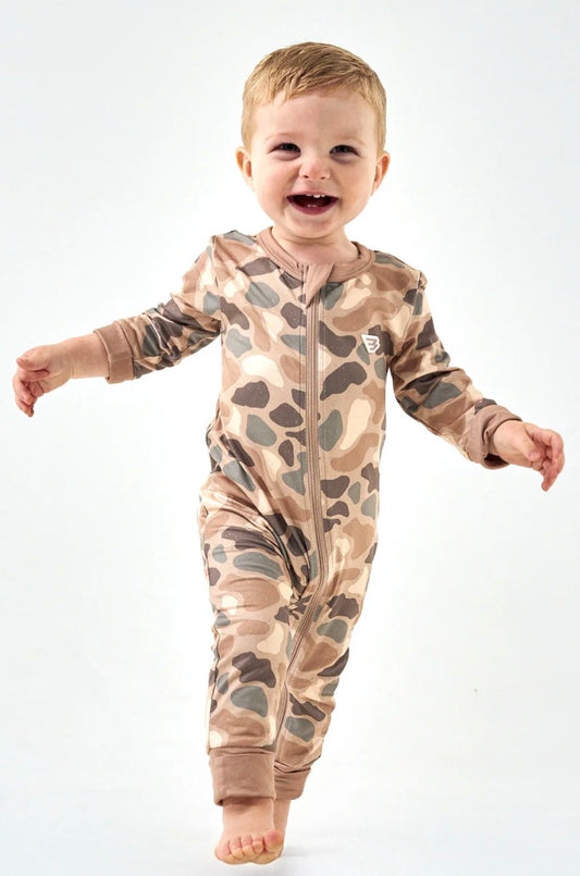 Burlebo Baby Zip Up - Pintail Camo