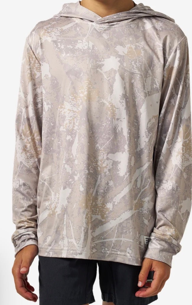 Burlebo Youth Performance Hoodie - Drifter Camo