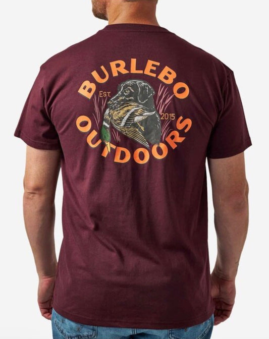 Burlebo SS TEE MAROON SST-DUCKD-MAR BURLEBO