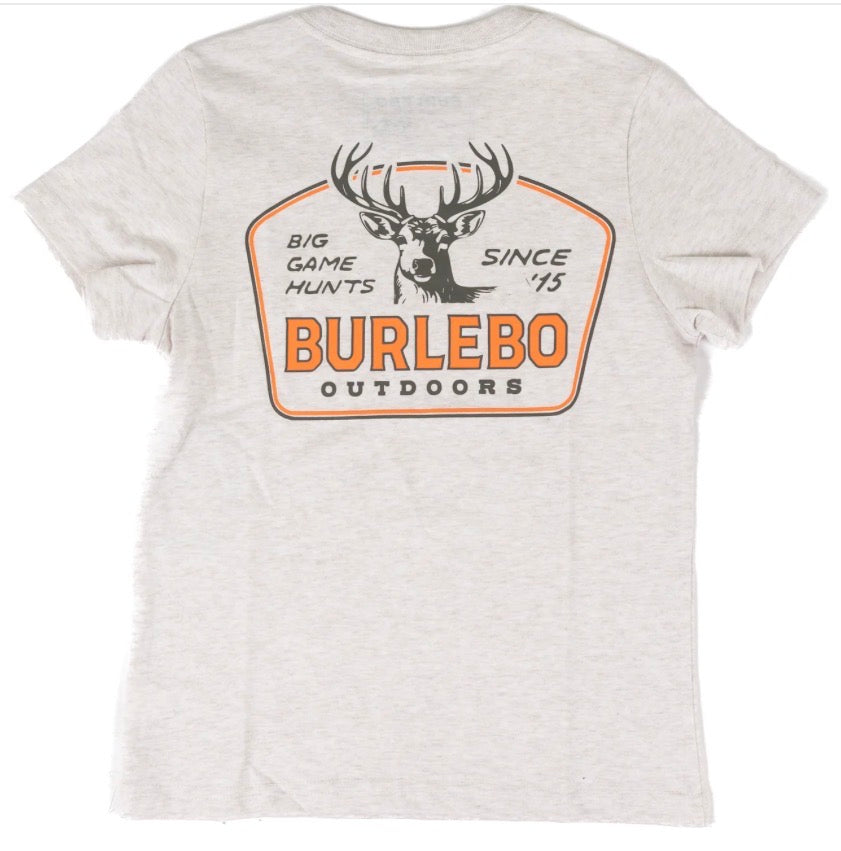 Burlebo Men's Oat Big Games Hunt Short Sleeve Tee SST-BGH-OAT