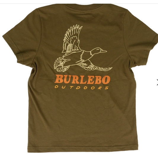 Burlebo Men's Hunter Green Duck Wild Short Sleeve Tee SST-DKW-HNTG