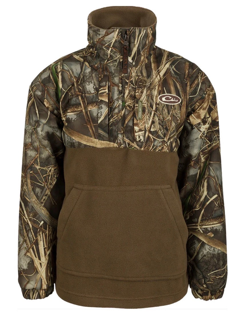 Drake Youth Eqwader 1/4 Zip OG Shadowgrass