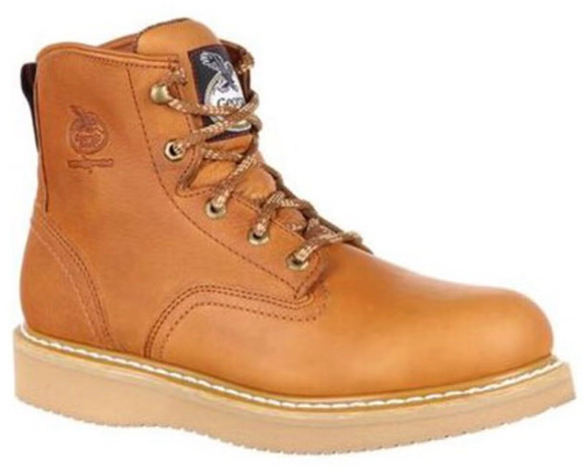 Georgia Farm & Ranch Steel Toe Lace-Up Boots G6342