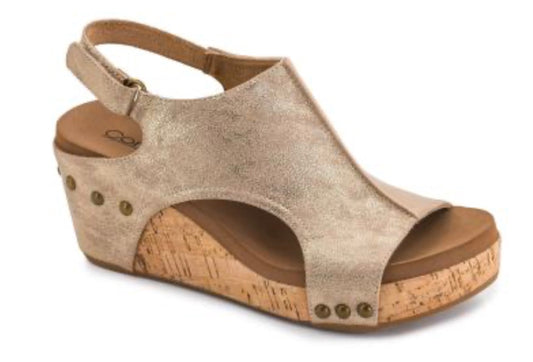Corkys CARLEY - Gold Wash Metallic