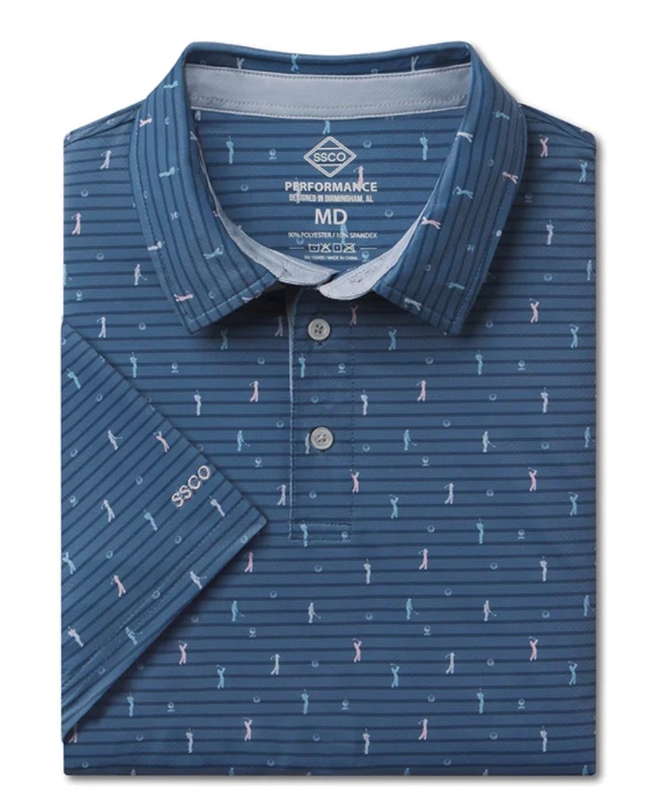 Southern Shirt Co Fore The Best Motion Tech Polo Tee Off