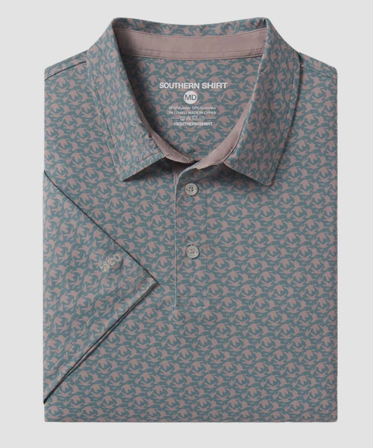 Southern Shirt Co Party Fowl Printed Polo