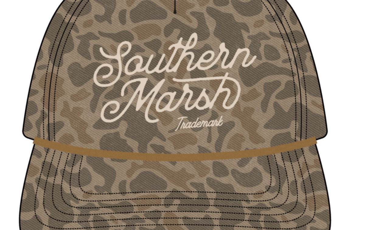 Southern Marsh Youth Odessa Washed Rope Hat Retro Camo