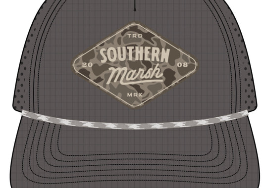 Southern Marsh Youth Ensenada Rope Hat Diamond Dark Gray
