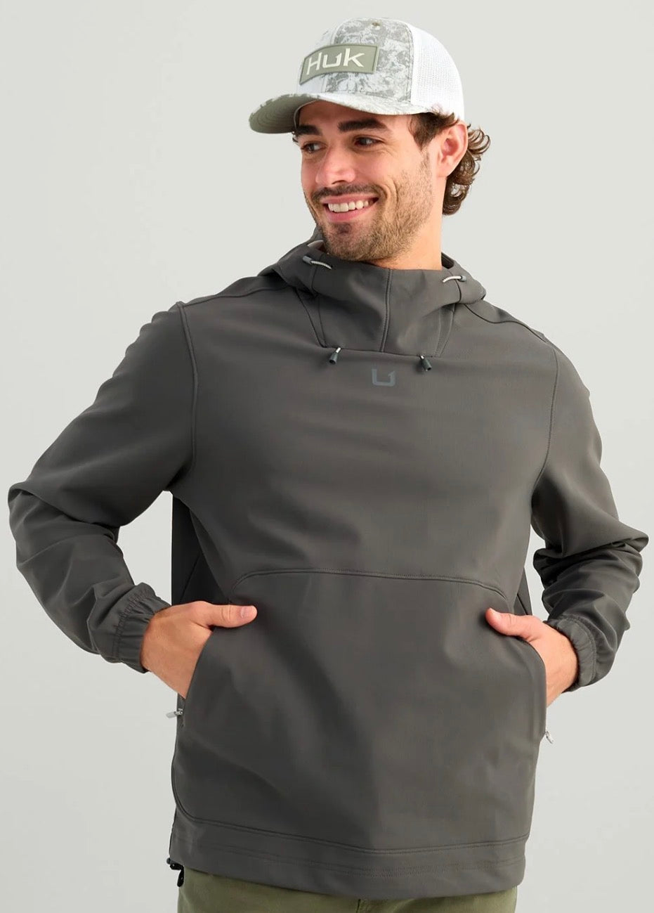 HUK Breaker Hooded Pullover - Anchor