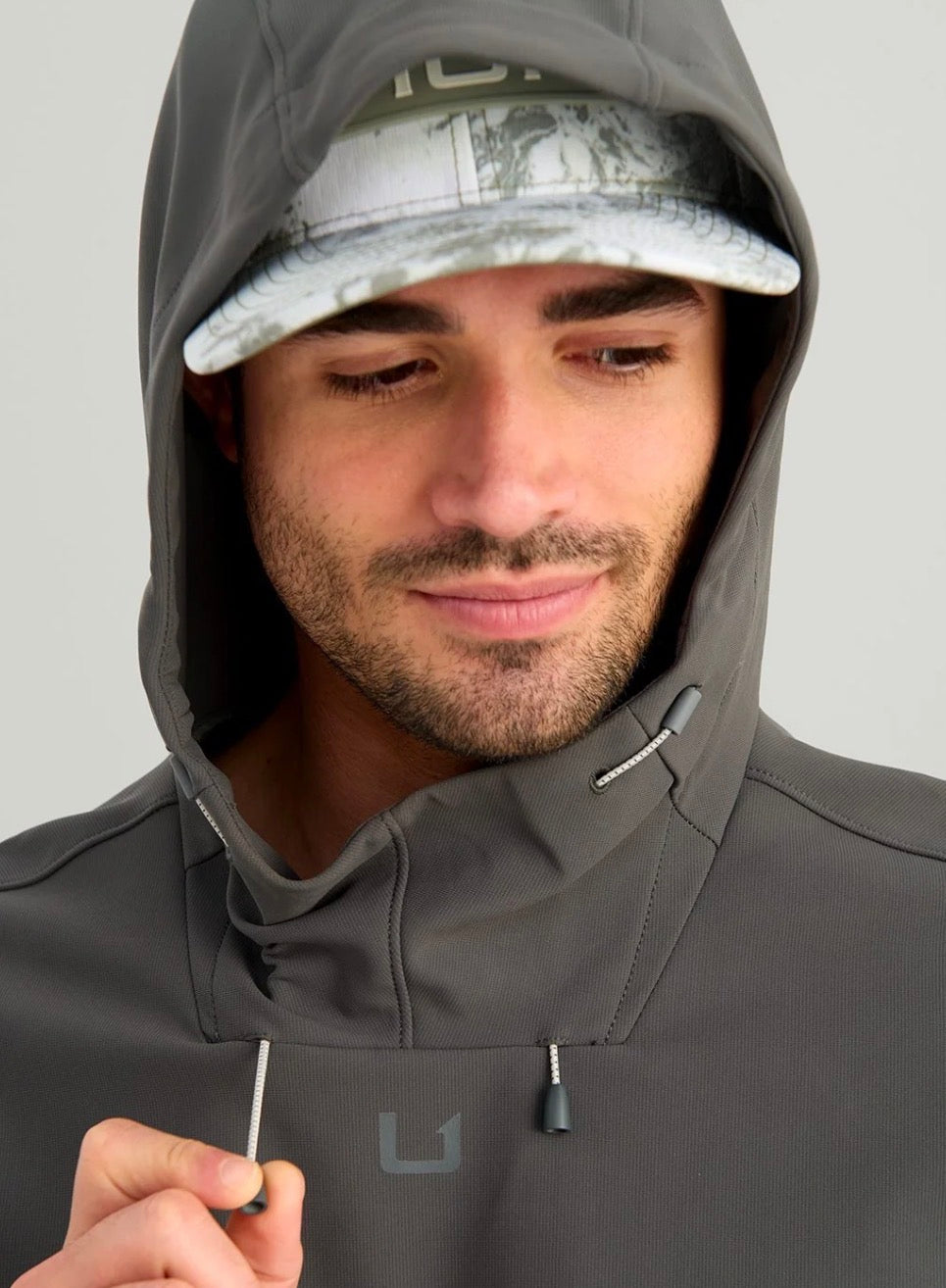 HUK Breaker Hooded Pullover - Anchor
