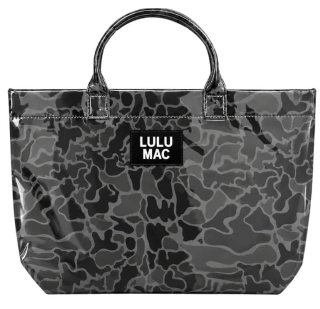 Lulu Mac LM-BG-1003 TOTE BAG BLACK CAMO