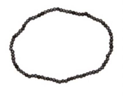 Alex Carol Faceted Hematite Bracelet 3mm