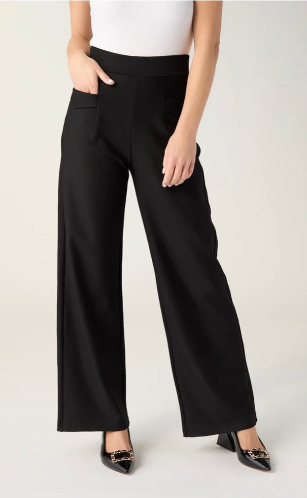 Coco+Carmen CELYSE TAILORED WIDE LEG PANT Black