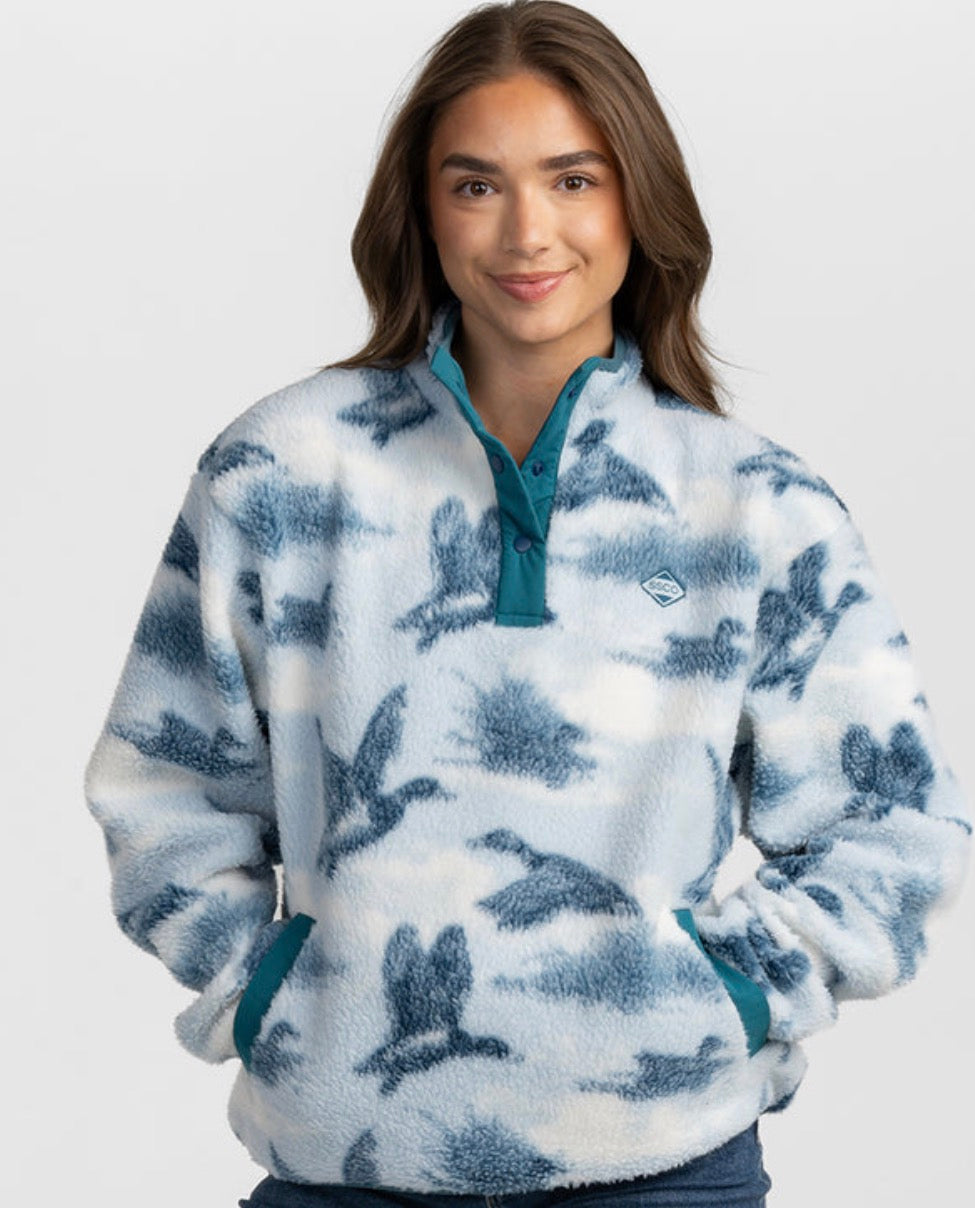 Southern Shirt Company Cozy Cabin Pullover Skybound