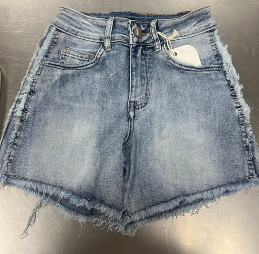 Coco + Carmen Everstretch Shorts with Side Fringe 252930 Size SMALL
