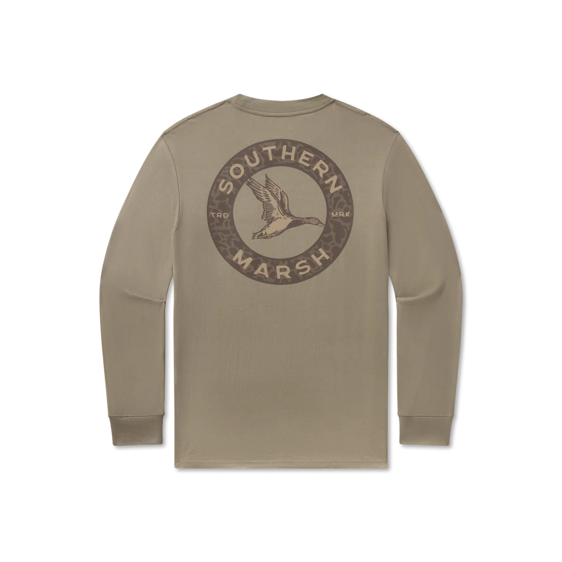Southern Marsh Inflight Camo Long Sleeve Tee Stonewall Olive LIFC SWC