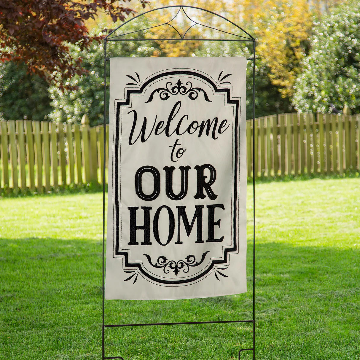 Evergreen Diamond House Flag Arbor Stand 20192KD