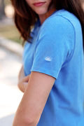 Jadelynn Brooke Social Club Mineral Wash T-Shirt Dress - Cobalt