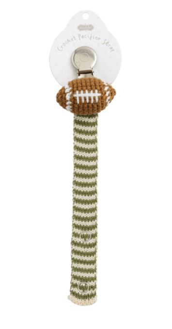 Mudpie Football Crochet Pacy Clip
